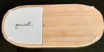 Serveerplank bamboo en ceramiek NIEUW !!, Huis en Inrichting, Ophalen, Zo goed als nieuw