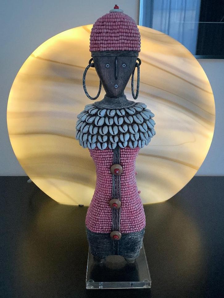 VINTAGE NAMJI DOLL AFRICA ( KAMEROEN ), Antiek en Kunst, Kunst | Beelden en Houtsnijwerken, Ophalen