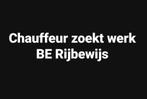 Chauffeur BE Rijbewijs, Vacatures