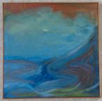 MARC KENNES / BLAUWE ABSTRACTIE / OLIEVERF / 62x61cm / SIG, Enlèvement ou Envoi