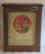antieke kermis munt automaat kaartlegster waarzegger, Antiek en Kunst, Curiosa en Brocante, Verzenden