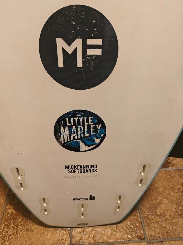 mick  fanning Little Marley ('10epoxy laminated SOFTTOP, Watersport en Boten, Golfsurfen, Gebruikt, Ophalen