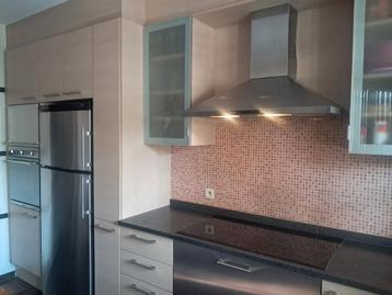 Houtkleurig met inox, Granit ou Pierre, Autres couleurs, Comme neuf, Enlèvement
