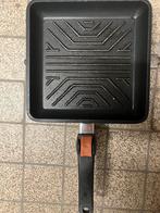 Grillpan met afneembare steel 2 stuks, Ophalen, Zo goed als nieuw