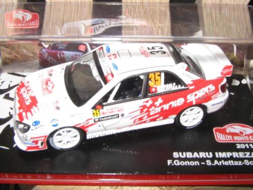 subaru rallywagens op 1/43, Hobby en Vrije tijd, Modelauto's | 1:43, Nieuw, Auto, Overige merken, Ophalen of Verzenden