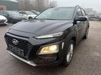 Hyundai Kona 1.0 turbo, navi, airco, carplay en android aut, Auto's, Hyundai, Zwart, USB, Kona, 90 g/km