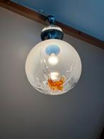 Vintage murano glazen hanger lamp Mazzega Sphere Italië 1970, Enlèvement, Utilisé