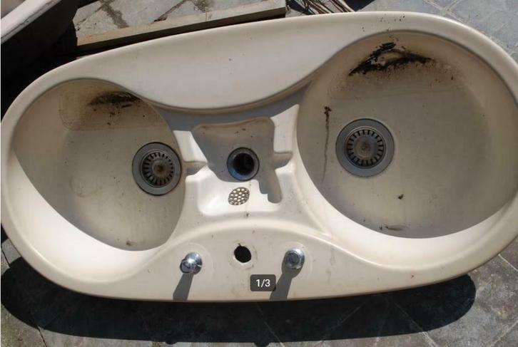 Villeroy & Bosch keuken spoelbak, Huis en Inrichting, Keuken | Keukenelementen, Gebruikt, Minder dan 100 cm, Minder dan 50 cm