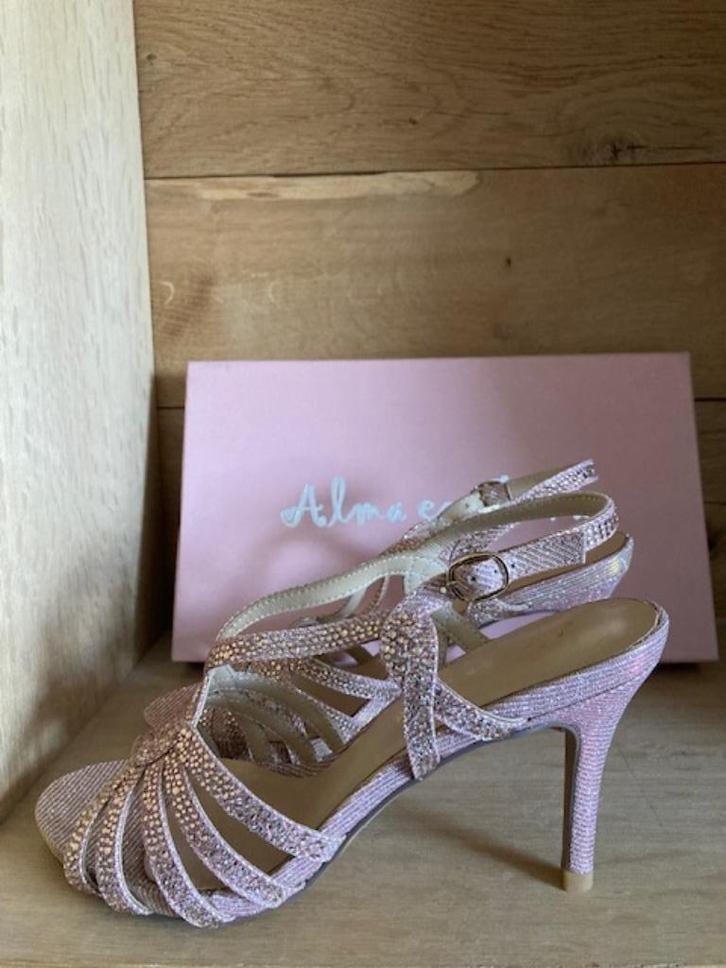 sandalen met hoge hak, Vêtements | Femmes, Chaussures, Neuf, Sandales et Mûles, Rose, Enlèvement