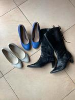 Twee paar schoenen en een paar laarzen maat 37, Ophalen, Gedragen, Dansschoenen