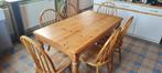 Table en bois et ses 6 chaises, Maison & Meubles, Maison & Meubles | Autre, Enlèvement, Utilisé
