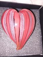 Murano hart 8cm op 8cm ongeveer, Antiek en Kunst, Ophalen of Verzenden