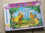 Een puzzel Sneeuwwitje ea Disney prinsessen, 104st, als nieu, Ophalen, Meer dan 50 stukjes, Zo goed als nieuw, 6 jaar of ouder