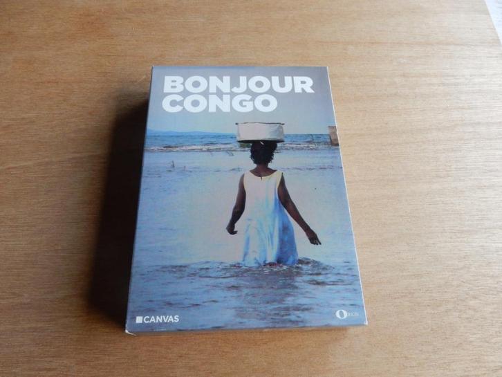nr.1290- Dvd box: Bonjour congo - documentaire, Cd's en Dvd's, Dvd's | Documentaire en Educatief, Zo goed als nieuw, Alle leeftijden
