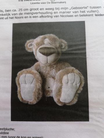Pakket om beer Nils te maken.  beschikbaar voor biedingen