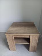 Houten salontafel, Ophalen of Verzenden, Gebruikt, Vierkant