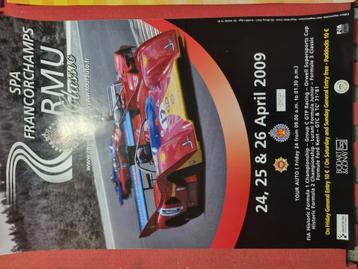 Lot de 6 affiches spa francorchamps beschikbaar voor biedingen
