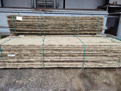 boomschorsplanken, Doe-het-zelf en Bouw, Hout en Planken, Nieuw, Plank, Grenen, 300 cm of meer, Minder dan 25 mm, Geïmpregneerd