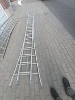 2 verlengde ladders (23m en 2x4m), Ophalen of Verzenden, Zo goed als nieuw