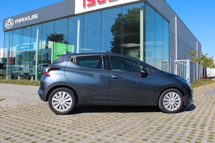 Nissan Micra DIG-T Acenta CVT (automaat), Auto's, Nissan, Bedrijf, Te koop, Micra, Airconditioning, Bluetooth, Boordcomputer, Centrale vergrendeling