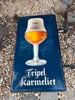 Kwak en Karmeliet dubbelzijdig verlicht bord, Verzamelen, Biermerken, Ophalen, Zo goed als nieuw