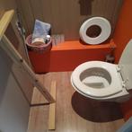 Complete geberit hang toilet set wc, incl OSB plaat, Doe-het-zelf en Bouw, Sanitair, Ophalen, Gebruikt, Toilet