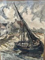 Marine gouache- potlood, Ophalen, Gebruikt