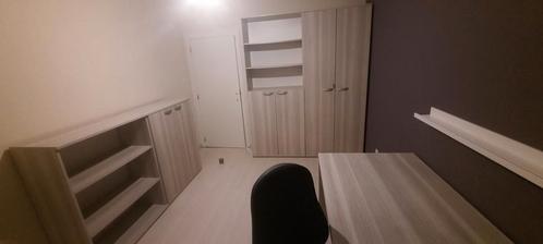complete bureau + kasten + bureaustoel + vloerprotector, Huis en Inrichting, Bureaus, Gebruikt, Bureau, Ophalen
