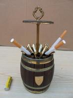 sigaretten houder in houten wijn tonnetje, Huis en Inrichting, Ophalen of Verzenden