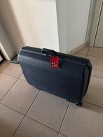 Donkerblauwe koffer met cijferslot groot model, Ophalen, Gebruikt, Hard kunststof, Uitschuifbare handgreep