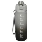 Drinkfles 750 ml zwart/grijs, Verzenden, Nieuw