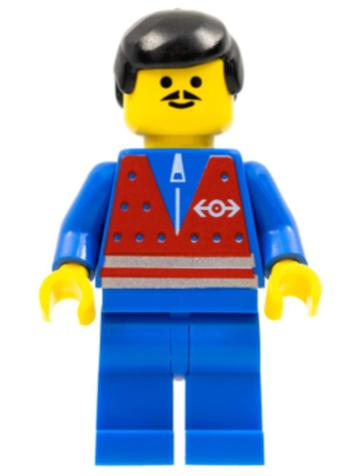 Lego figuur trn072 Red Vest and Zipper / B1 beschikbaar voor biedingen