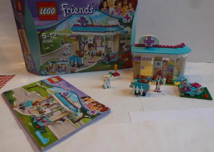 LEGO Friends Dierenkliniek - 41085, Kinderen en Baby's, Speelgoed | Duplo en Lego, Zo goed als nieuw, Lego, Complete set, Ophalen of Verzenden