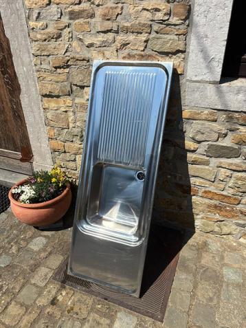 Evier Inox, Enlèvement, Utilisé, Inox, Robinet