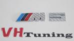 BMW M5 line 3D logo zelfklevend 13CM metaal carbon zilver, Autos : Divers, Tuning & Styling, Enlèvement