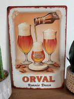 Metalen reclamebord Orval, Ophalen of Verzenden, Nieuw, Reclamebord, Plaat of Schild