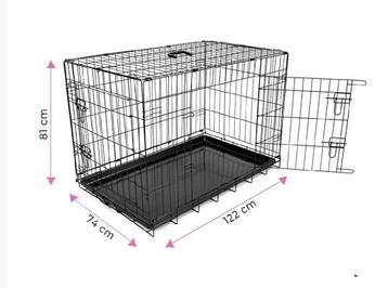 Plooibare vouwbare Hondenbench XXL  beschikbaar voor biedingen
