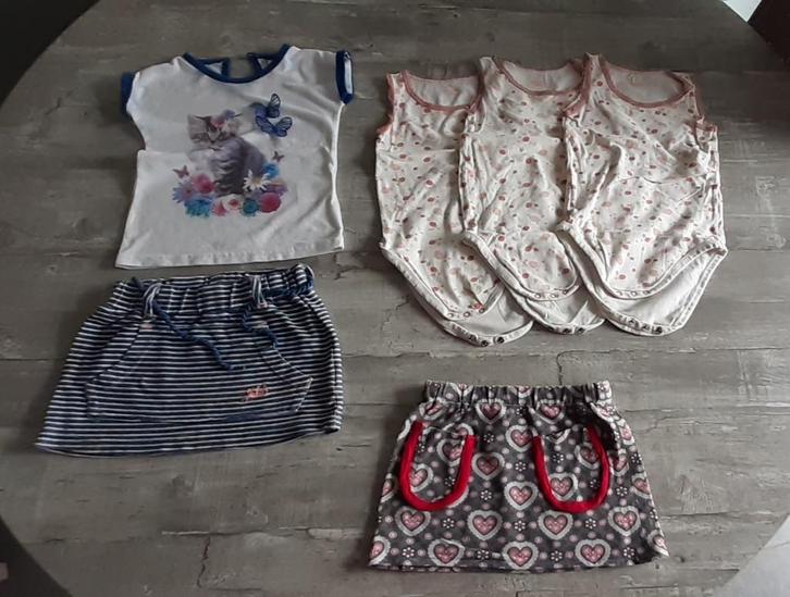 Pakket meisjeskledij zomer maat 86, Kinderen en Baby's, Babykleding | Maat 86, Gebruikt, Meisje, Ophalen
