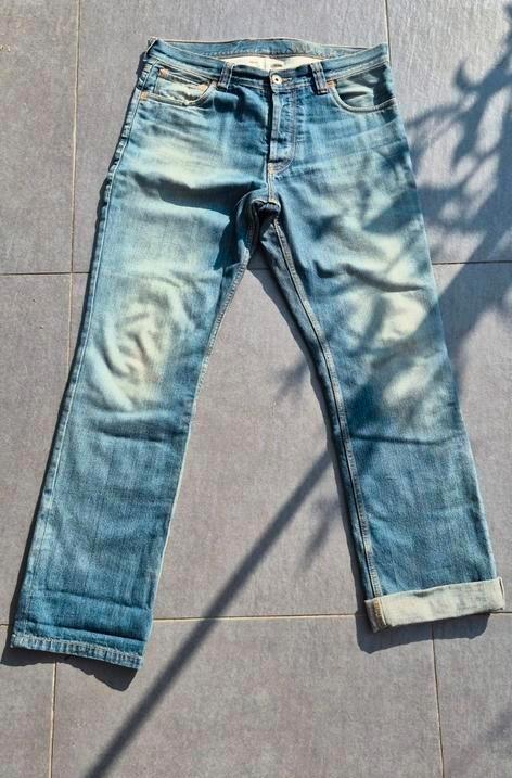 Rokker motorjeans W34L34, Motoren, Kleding | Motorkleding, Broek | textiel, Heren, Tweedehands, Ophalen of Verzenden