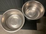 2 inox eet- en drinkbakken voor hond, Dieren en Toebehoren, Ophalen, Zo goed als nieuw