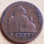 BELGIE : 2 CENTIMES 1852 FR, Timbres & Monnaies, Monnaies | Belgique, Bronze, Envoi, Monnaie en vrac