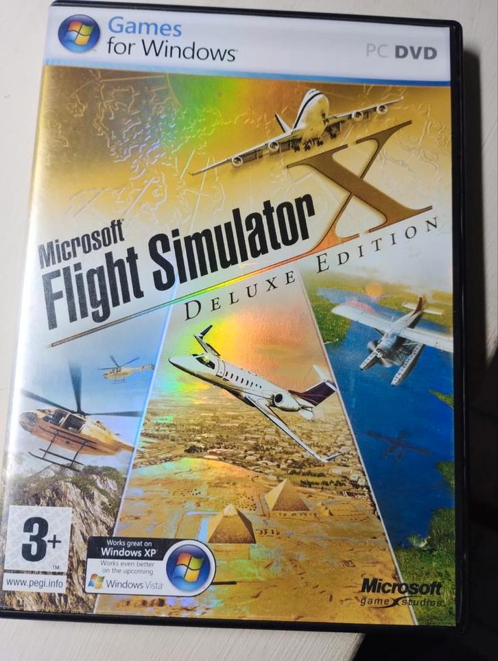 Microsoft Flight Simulator... deluxe edition...0478028005, Games en Spelcomputers, Games | Pc, Zo goed als nieuw, Ophalen of Verzenden