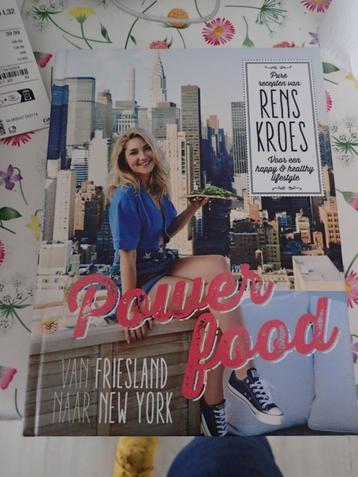 cadeau tip : kookboek Rens Kroes Power food ( nieuw boek) beschikbaar voor biedingen