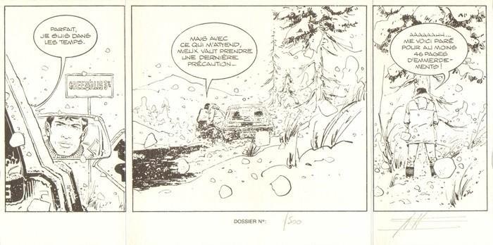 prent / Ex-Libris - William Vance ‘XIII’, Boeken, Stripverhalen, Nieuw, Eén stripboek, Ophalen