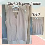 Gilet SM pour femme-beige-T.40, Vêtements | Femmes, Pulls & Gilets, Enlèvement ou Envoi, Porté, Taille 38/40 (M), Beige