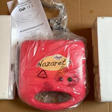 Monsieur Neuf sandwichmaker met pakje Nazareth  beschikbaar voor biedingen