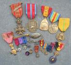 BELGIQUE: GRANDE GUERRE 1914/1918 - LOT DE DECORATONS, Verzamelen, Militaria | Algemeen, Landmacht, Lintje, Medaille of Wings