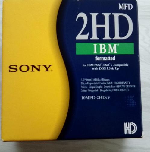 Disquette Verbatim Formatted IBM Data life  HD, Informatique & Logiciels, Disques enregistrables, Neuf, Autres types, Réinscriptible