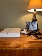 Witte Playstation 4 500gb + controller en 2 games, Games en Spelcomputers, Ophalen, 500 GB, Met 1 controller, Gebruikt