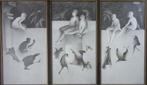 ALBERT DEBOIS / TRIPITIEK / ORIGINEEL WERK / 85x128cm KADER, Antiek en Kunst, Kunst | Schilderijen | Modern, Ophalen